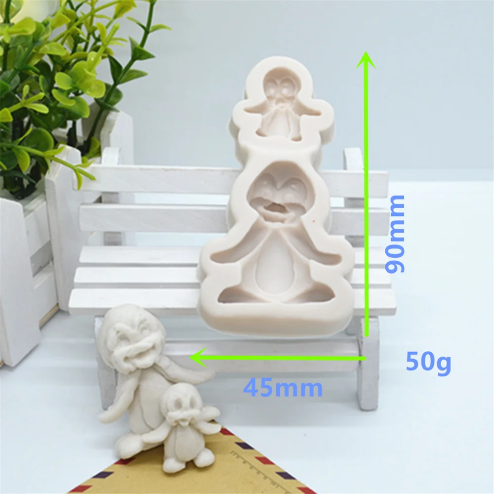 Luyou 1 шт. Прекрасный Пингвин из силикона смолы Fondant (сахарная) пирожных шоколадная