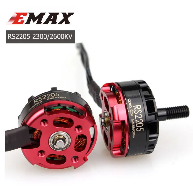 4 шт. Emax RS2205 2205 кв CW/CCW 3 4S бесщеточный двигатель для RC FPV гоночного дрона