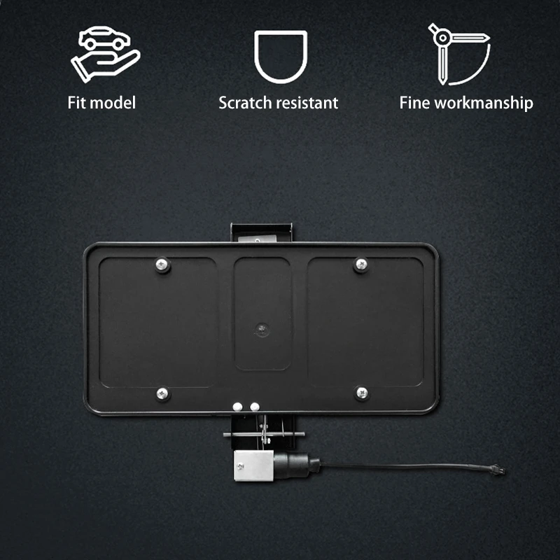 США Флип выдвижной держатель номерного знака Рамка пульт управления