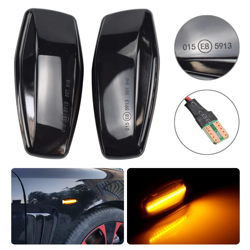

Dynamic Turn Signal LED Side Marker Light Flashing Indicator For Hyundai Elantra XD i10 Getz Sonata XG Tucson Terracan Coupe