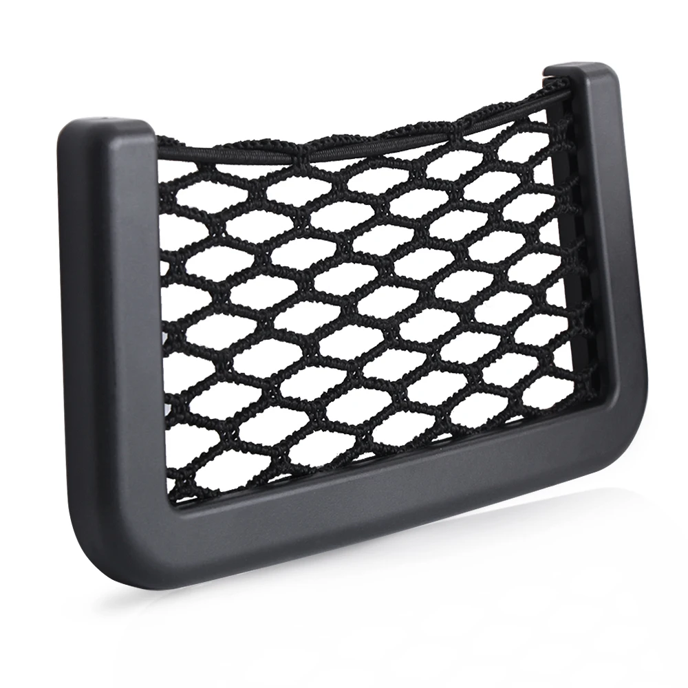 Автомобильный стикер держатель для телефона Сетчатая Сумка хранения аксессуары