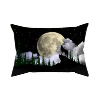 custom animal wolf 3d printed pillow case polyester decorative pillowcases throw pillow cover printing dropship