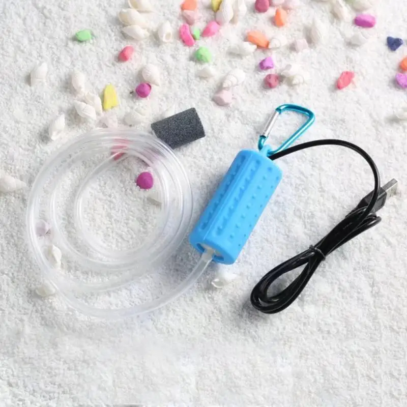 Портативный USB мини кислородный воздушный насос для аквариума бесшумные