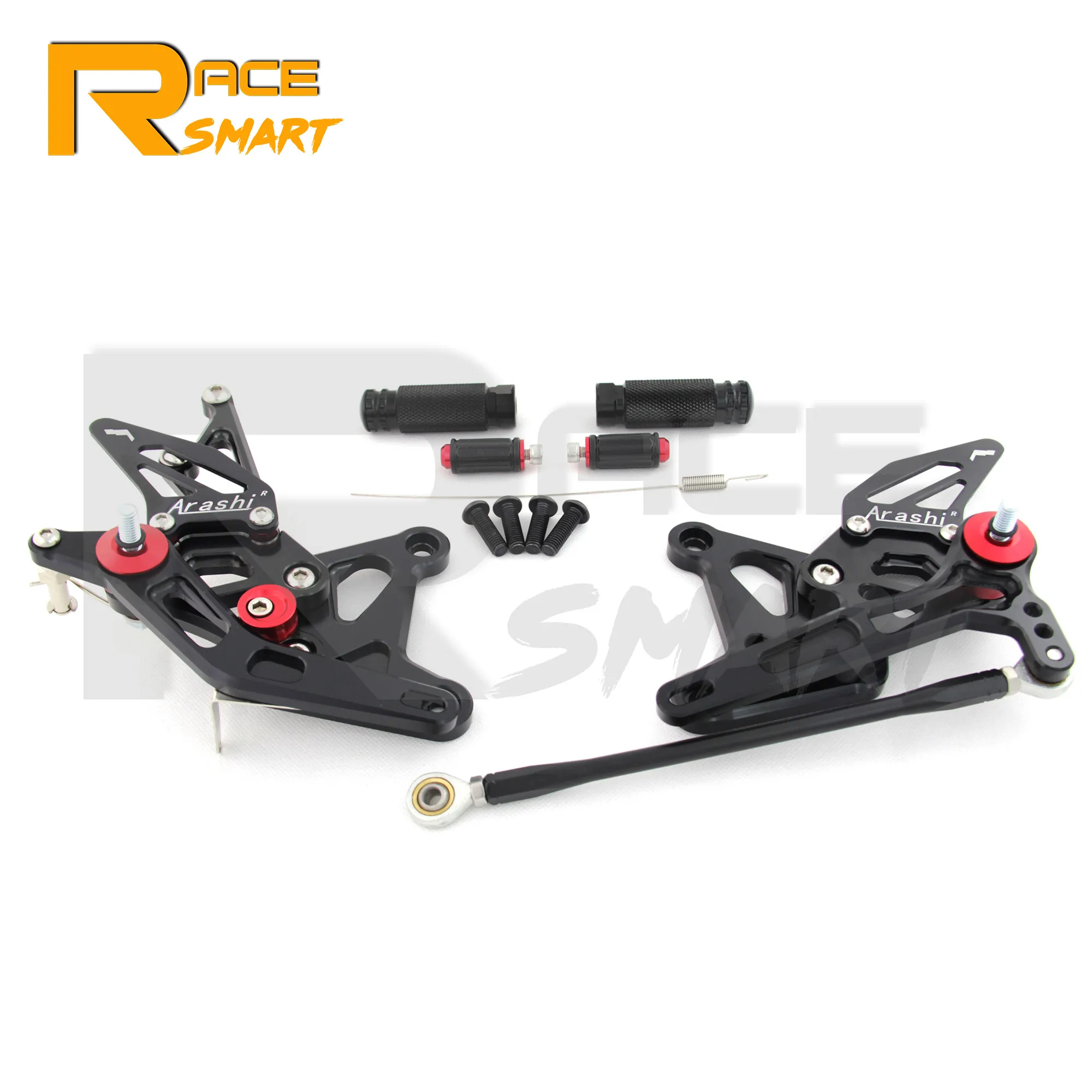 Для KAWASAKI ZX6R ZX636 2005 2006 ZX 6R 636 с ЧПУ регулируемый задний комплект Подножки аксессуары