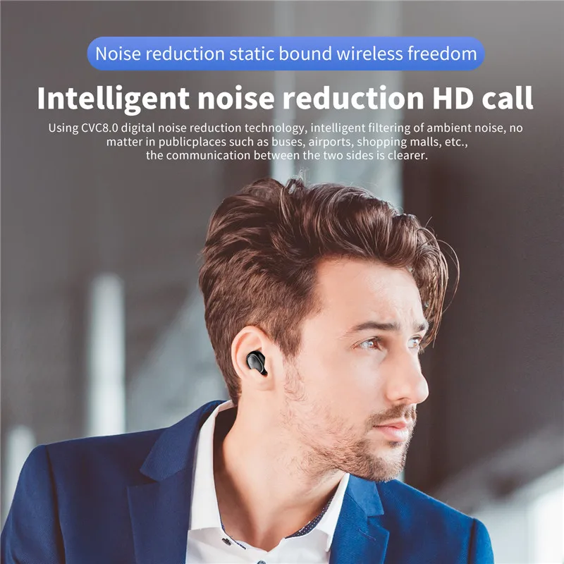 TWS, беспроводные наушники g5s, наушники с Bluetooth, V5.0, с микрофоном, 3D, супер бас, наушники для iPhone, Xiaomi, samsung, смартфон