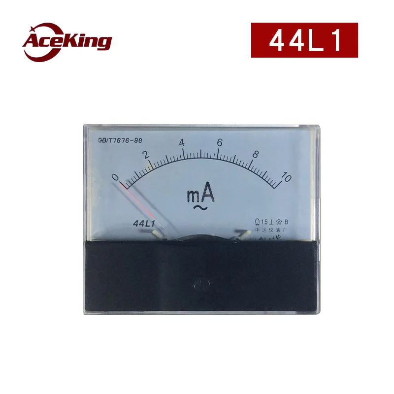 

44l1 Ma ammeter 10mA ammeter 50mA AC 100mA pointer ammeter 44l1-a 80x100mm