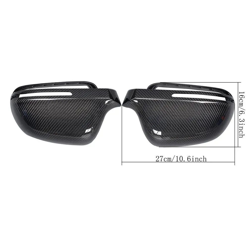 Carbon Fiber Replacement Wing Mirror Covers for Audi Q3 A4 B8 S4 RS4 2008 - 2010 A5 S5 8T 2007 2009 | Автомобили и мотоциклы