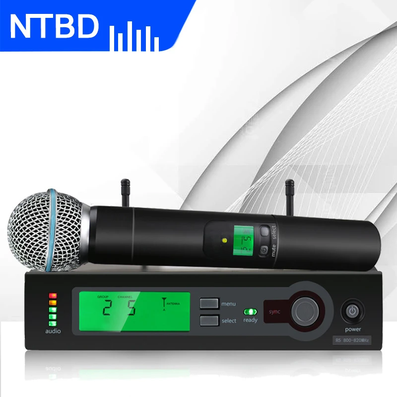 NTBD Высококачественная Профессиональная Беспроводная микрофонная система SLX SLX24
