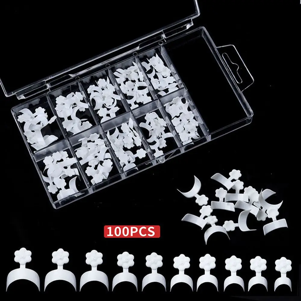 

100/500 шт., съемные ногти «Луна»