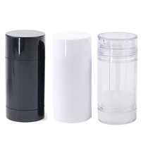 1pc 30g 50g 75g empty reusable deodorant bottles twist up tube refillable leak proof containers