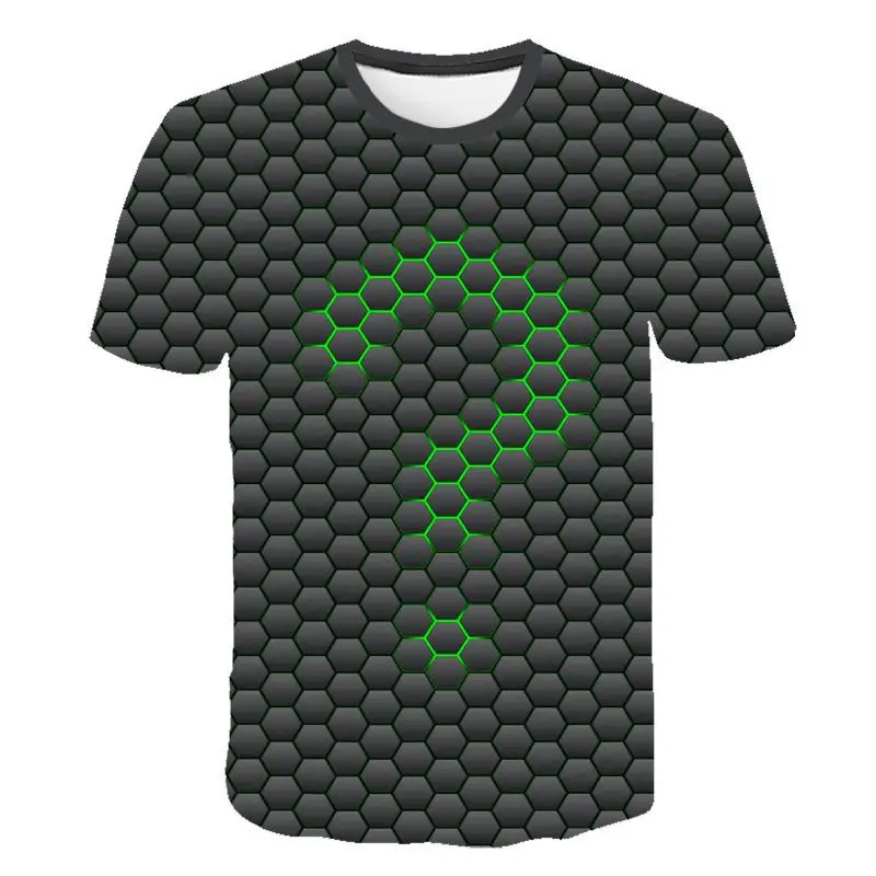 Мужская и женская футболка на весну лето технологичные модные футболки с 3D