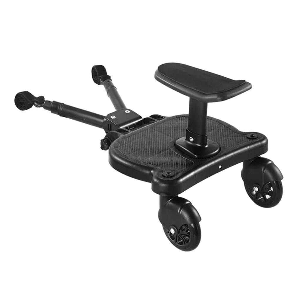 Baby Trolley Organizer Stroller Pedal Adapter Twins Hitchhiker Second Child Auxiliary Trailer Kids Standing Plate Scooter | Мать и
