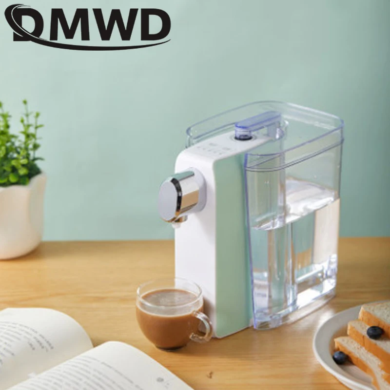 DMWD Electric Kettle Instant Heating Hot Water Dispenser Desktop Baby Milk Heater Boiler Drinking Warmer Coffee Tea Maker Pot EU