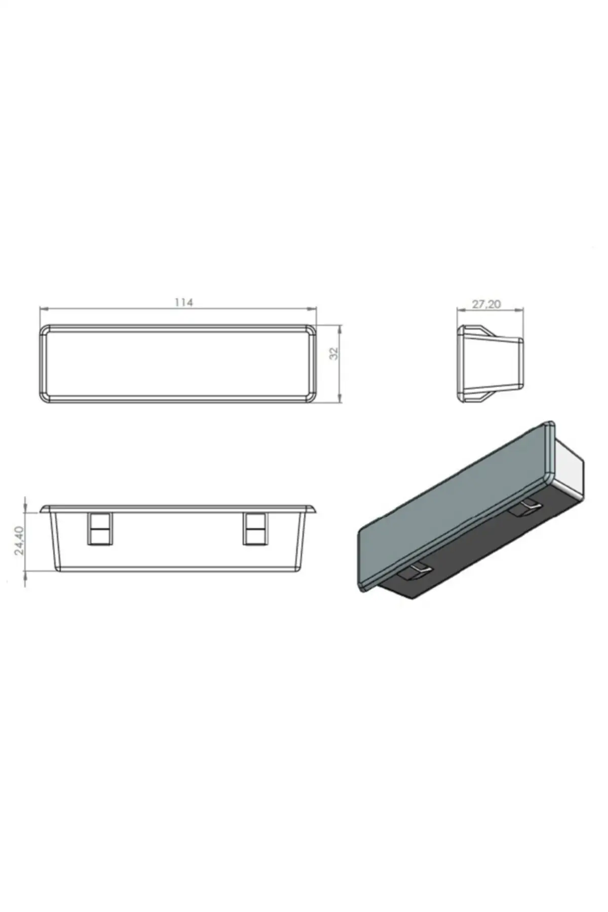 

MHK Parts Hood Led Lamp 114 Mm