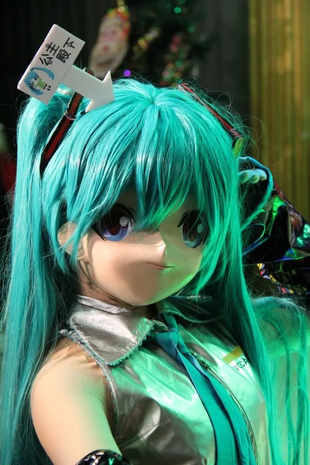 

2016 Unique Handmade Kigurumi Latex Female Face Mask Cosplay Kigurumi DOLL Crossdresser