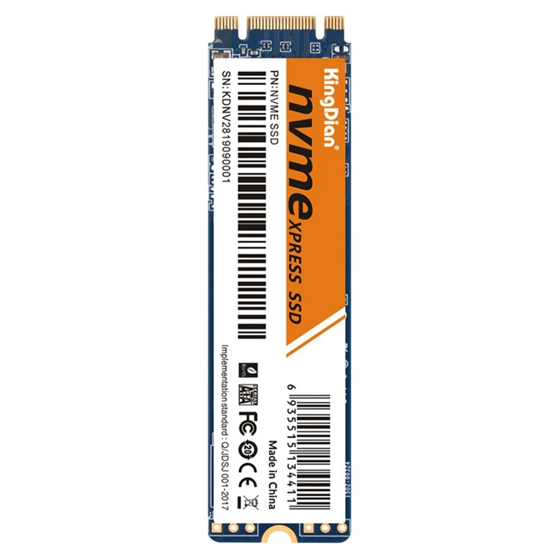 

KingDian SSD Notebook Computer PCIE Signal SSD 128G High Speed Solid State Drive