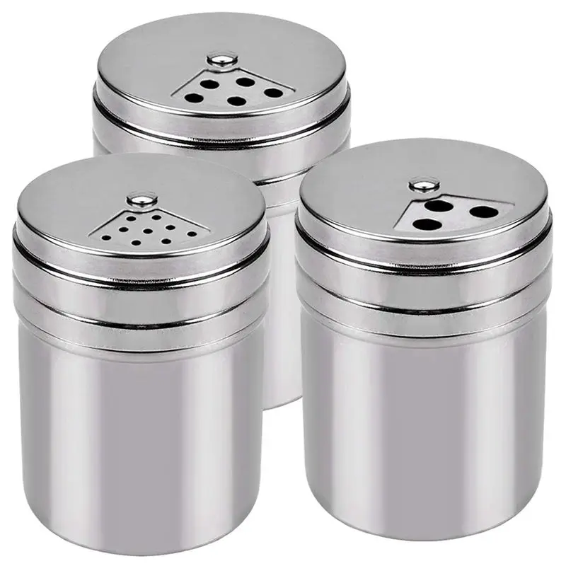 Приправа бутылка 3 шт для специй герметичная приправа с верхней вращающейся