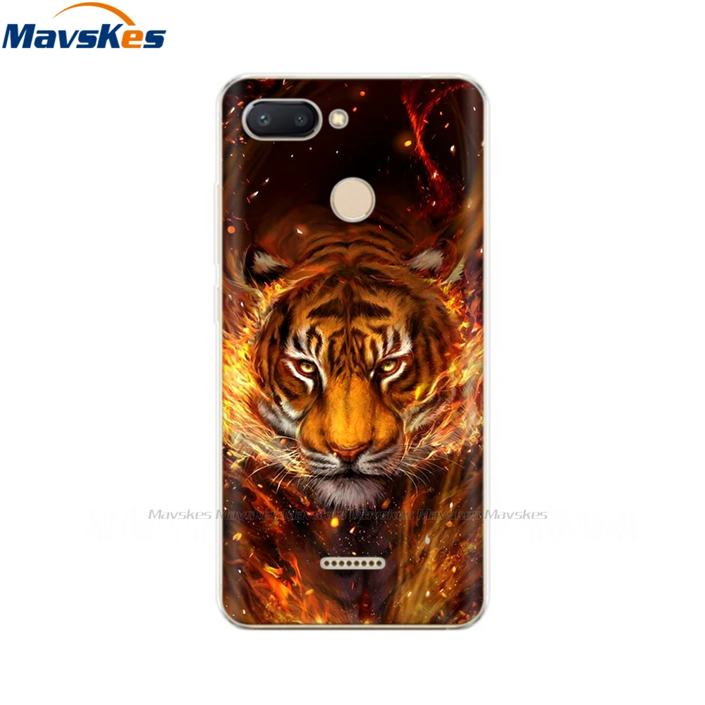 Silicone Phone Case for Redmi 6 Soft Clear Tpu Back Cover on For Xiaomi Redmi6 Bumper Hongmi Shell Bag Coque Fundas | Мобильные