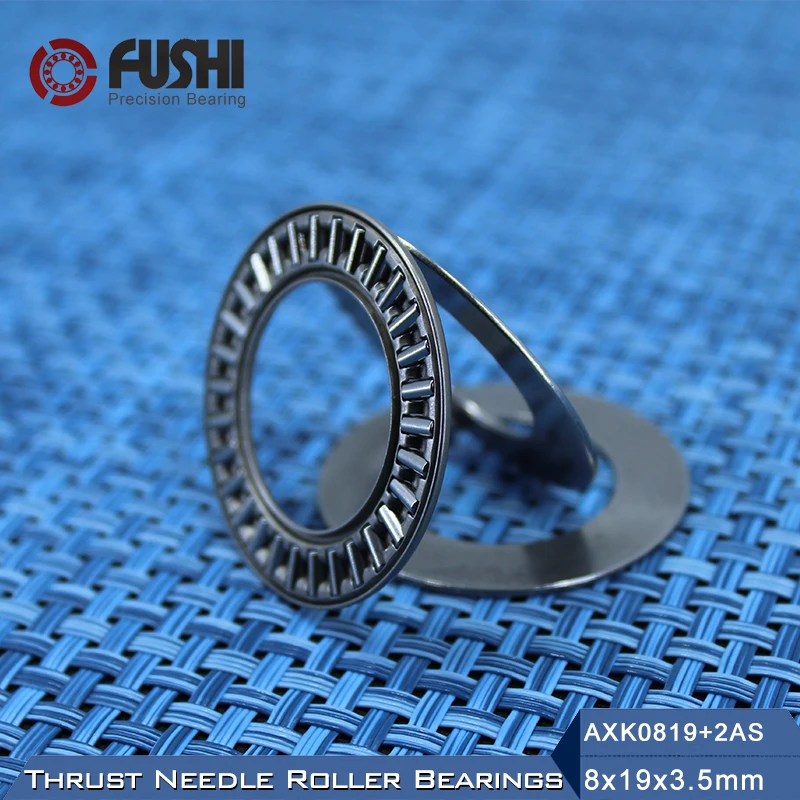 

AXK0819 + 2AS Thrust Needle Roller Bearing With Two AS0819 Washers 8*19*3.5mm ( 10 Pcs) AXK0819 NTB0819 Bearings