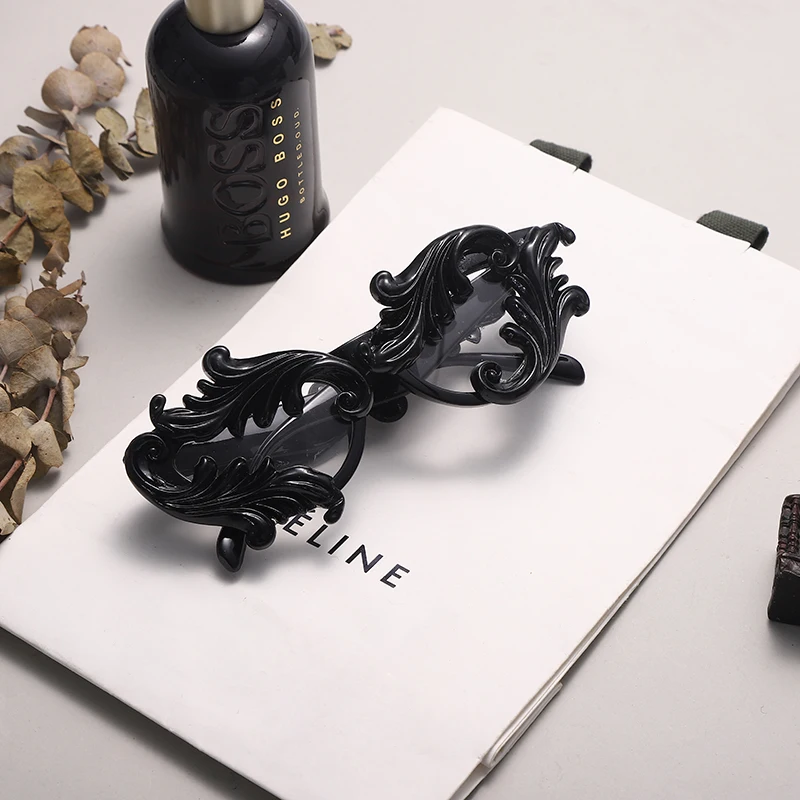 Новинка барокко Солнцезащитные очки роскошные цветочные оправы женские кошачий