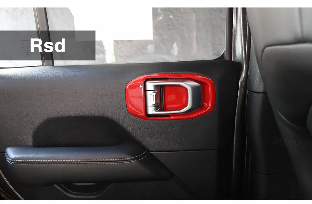 MOPAI интерьерные молдинги для Jeep Wrangler JL, автомобильные дверные ручки, декоративные крышки, наклейки для Jeep Wrangler, аксессуары