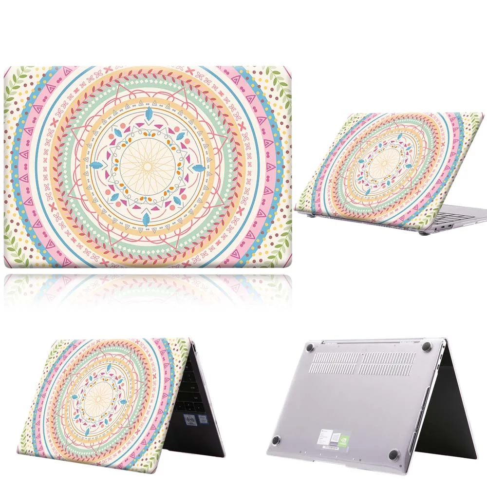 

Чехол для ноутбука Huawei MateBook 13/13 AMD Ryzen/14/D14/D15/X 2020/X Pro/Pro 16,1/Honor MagicBook 14/15, твердый чехол с мандалой
