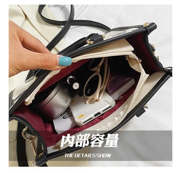 

2021 Disney Mickey mouse lady big messenger shoulder bag print handbag summer cartoon cute canvas shoulder bag luxury brand bag