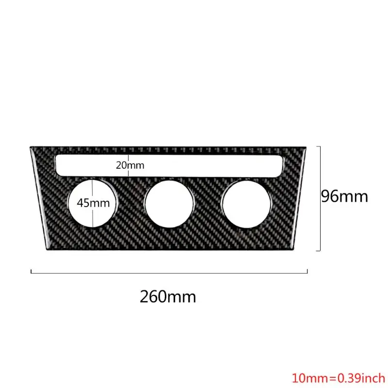 

Car Styling Carbon Fiber Trim Decorative Stickers for volkswagen Golf 7 R GTE GTD MK7 2013-2017 LHD Accessories