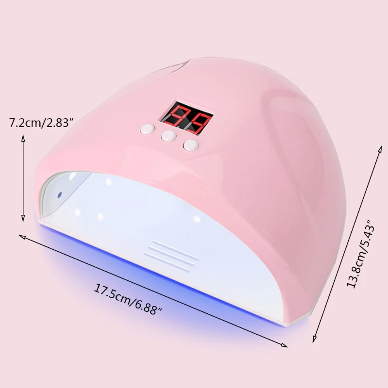 

Portable 36W UV LED Nail Art Gel Polish Curing Light 30s 60s 90s Timer Nail Lamp Manicure Gel Dryer USB Jewerly Making