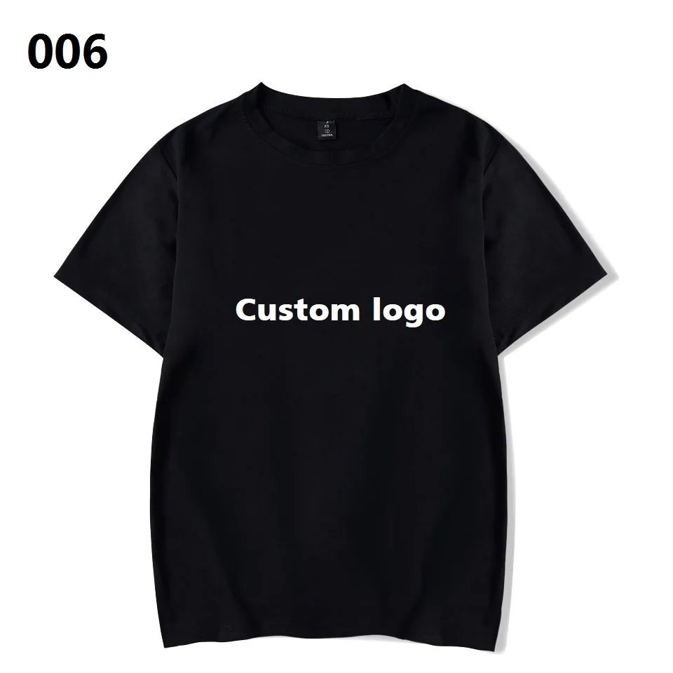 006 изготовленным на заказ логосом летняя футболка для мужчин и женщин с