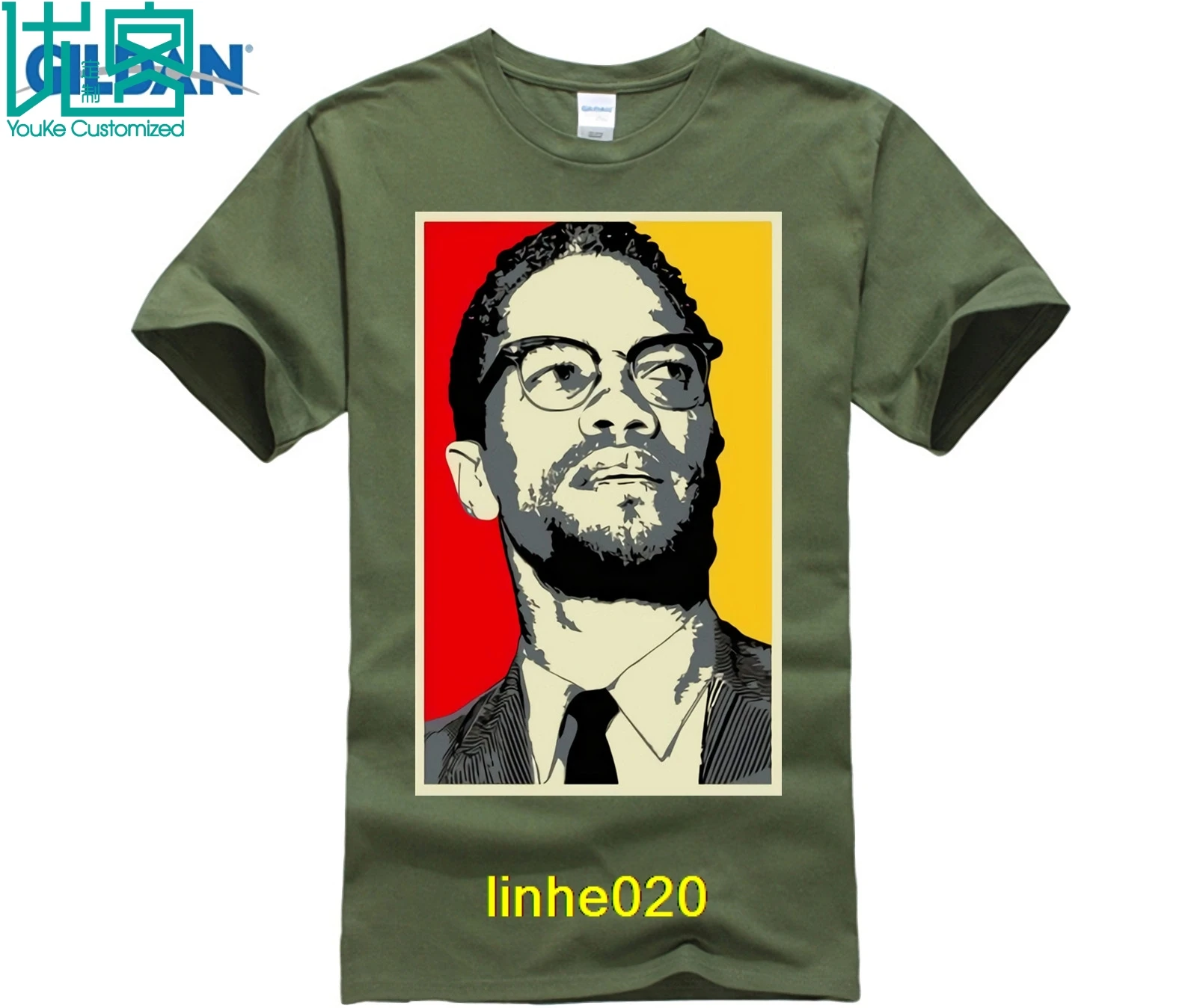 Летняя футболка с короткими рукавами надписью Remember the hero The theme Malcolm X Seek a