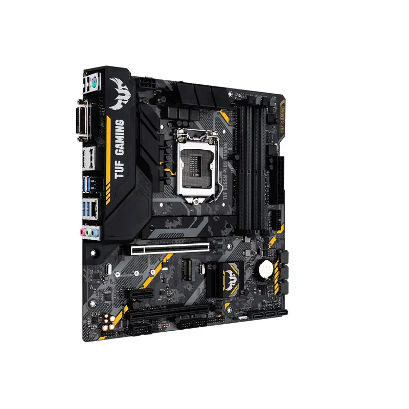 Материнская плата ASUS TUF B365M-PLUS игровая сокет LGA 1151 поддержка WIN7 с 6-ядерным