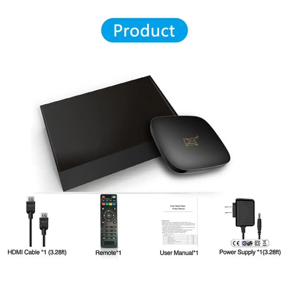Для Android 10 0 телевизионная коробка с Bluetooth Smart TV Декодер каналов кабельного