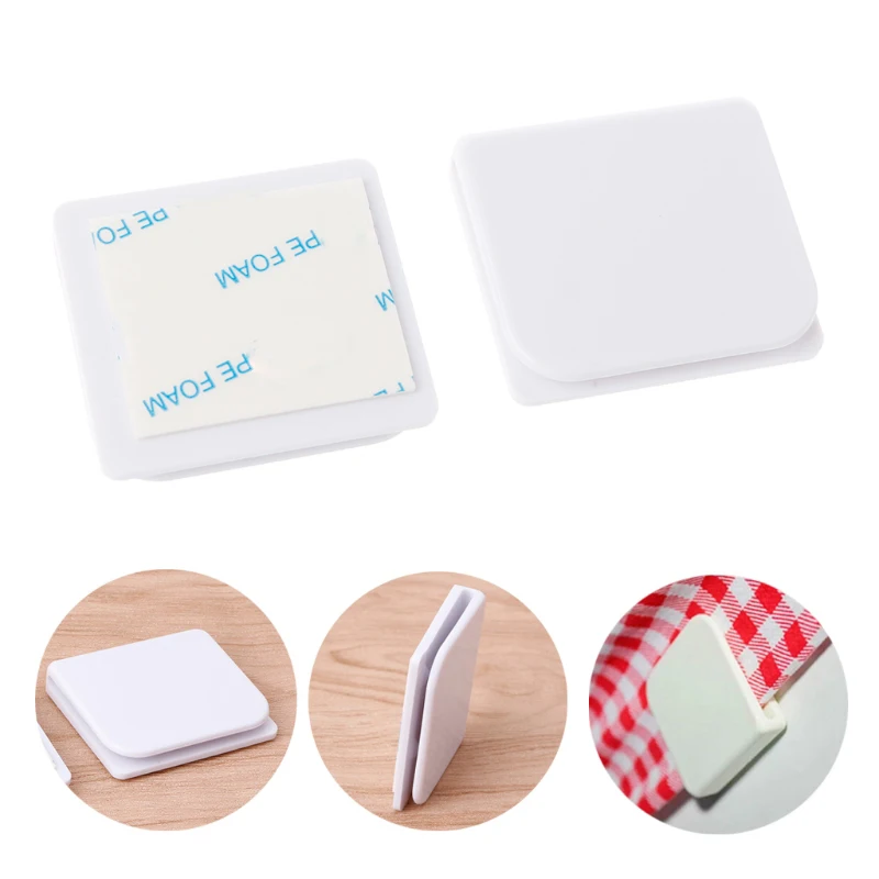 2 шт. самоклеющиеся антивсплеск для душевой занавески с зажимом остановки