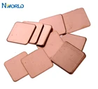 Лидер продаж, 50 шт., 15x15x0,1 мм, 0,3 мм, 0,5 мм, 1,5 мм, ПК, компьютер, видеокарта, охлаждение, медь, CPU, VGA, BGA радиатор, радиатор, кулер