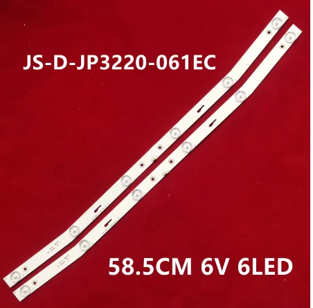 

10 шт./набор = 20 штук новый для NUOVA светодиодный Подсветка полосы JS-D-JP3220-061EC XS-D-JP3220-061EC E32F2000 MCPCB 1 заказ