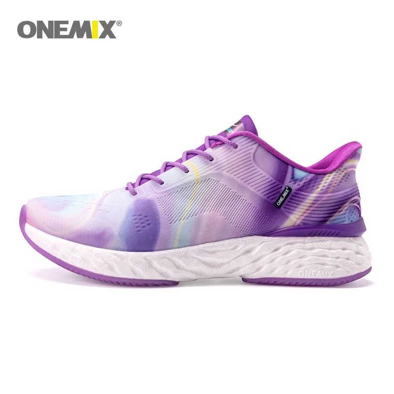 Onemix Running Shoes Women Breathable Training Men Fitness Sports Shoes Professional Track Field Soft Bottom Jogging Sneakers