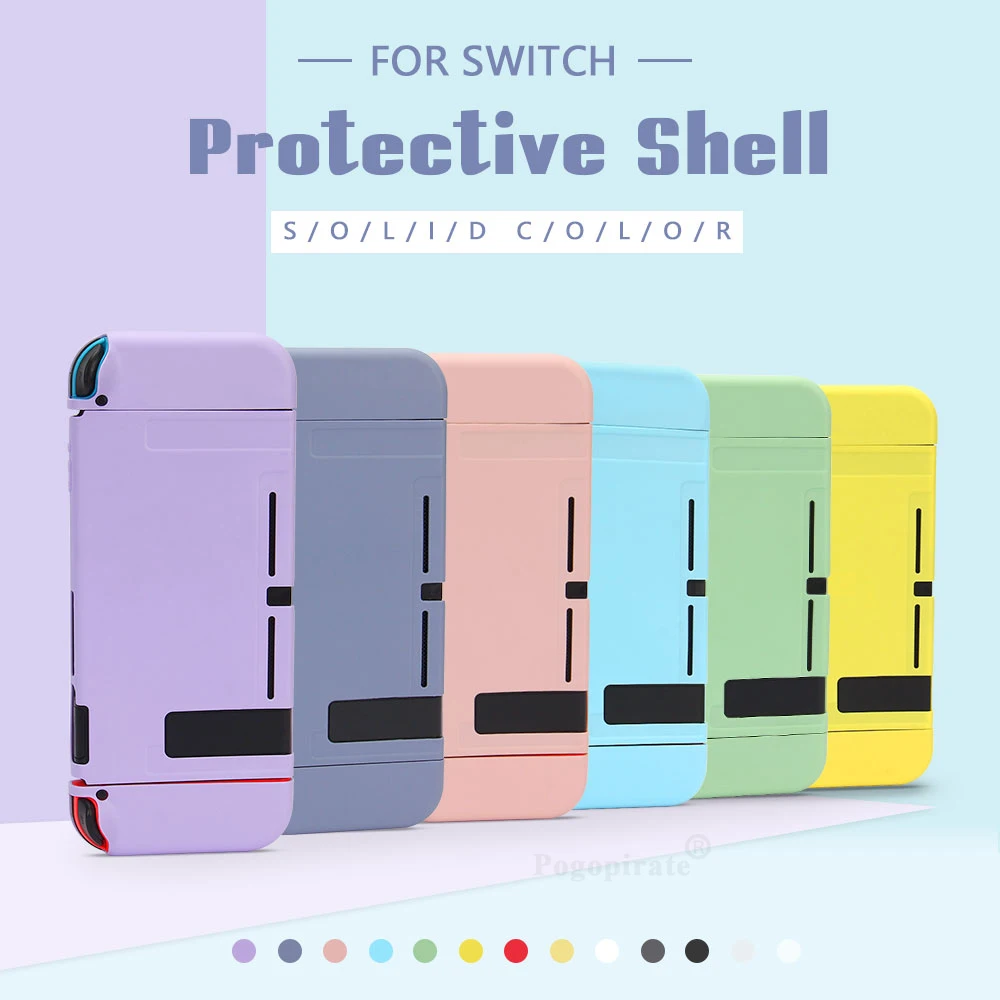 

Soft TPU Skin Matte Joycons Protective Case Pure Colors for Nintendo Switch NS JoyCons Back Housing Shell Cover Protector Access