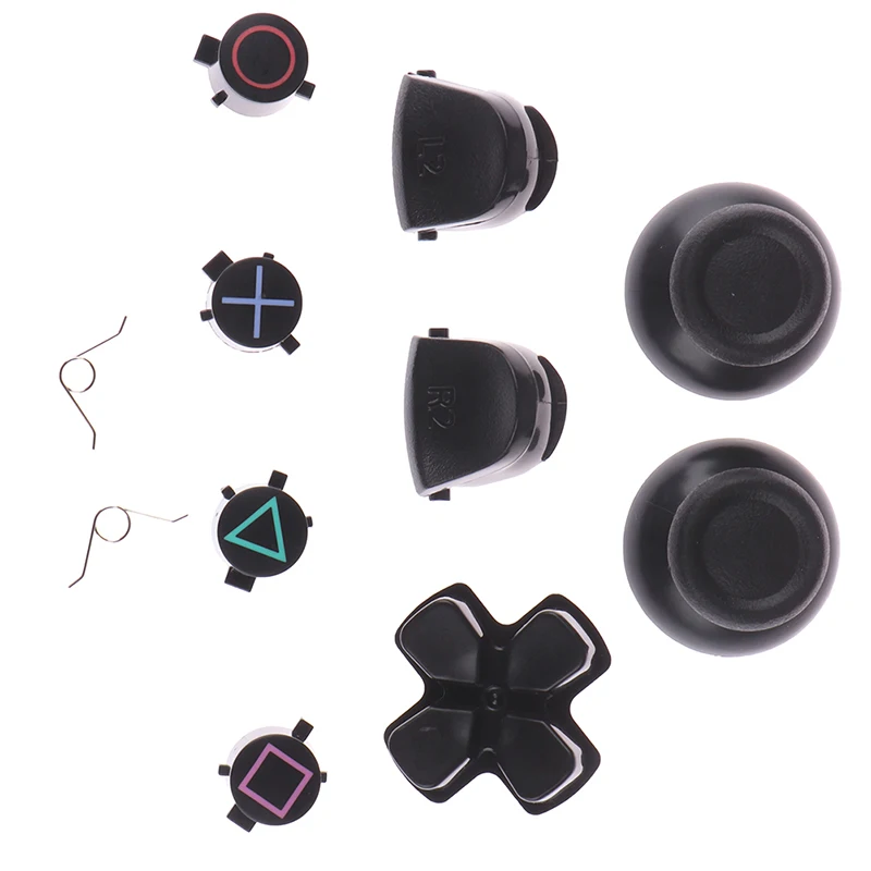 Качество для L1 R1 L2 R2 ABXY Кнопка запуска с аналоговым джойстиком крышка Замена 11