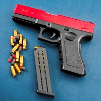 new glock toy pistol plastic eva foam darts bullets gun simulation model pistol beginner aim train handgun air gun boys diy gift