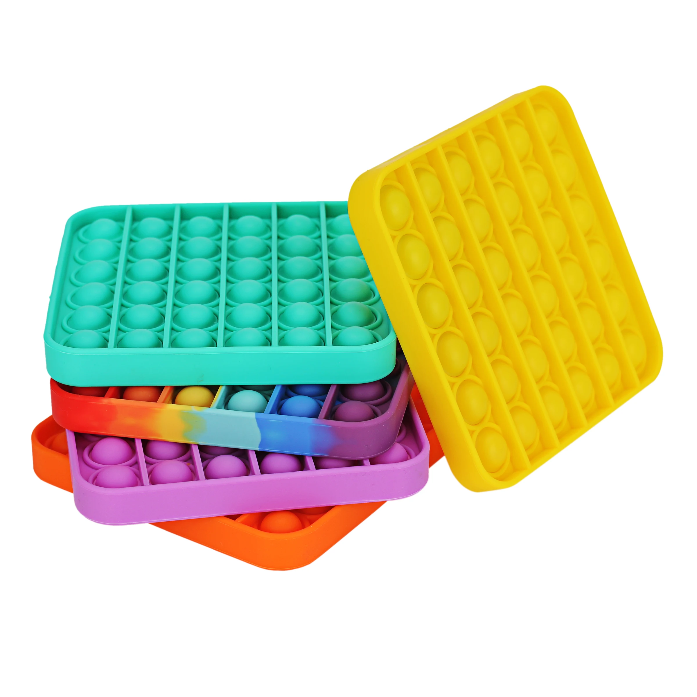 

Fitget Toys Pop It Game For Adult Kid Push Bubble Fidget Sensory Toy Autism Special Needs Stress Reliever Popoit Figet Speelgoed