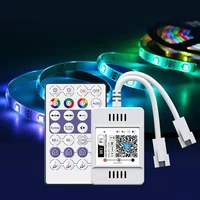 dream light rgbic smart music bluetooth wifi controller sp611e controller for ws2811 ws2812b suitable for dc5v 24v light strip