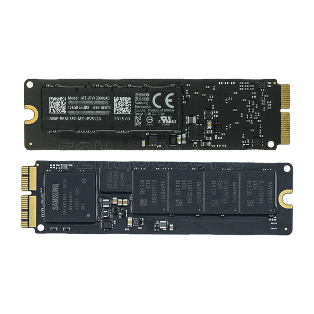 Новый MZ-JPV128S/0A4 SSD 128 ГБ для MacBook Air Pro Retina A1466 A1465 A1398 A1502 2015-2018 128G | Компьютеры и офис
