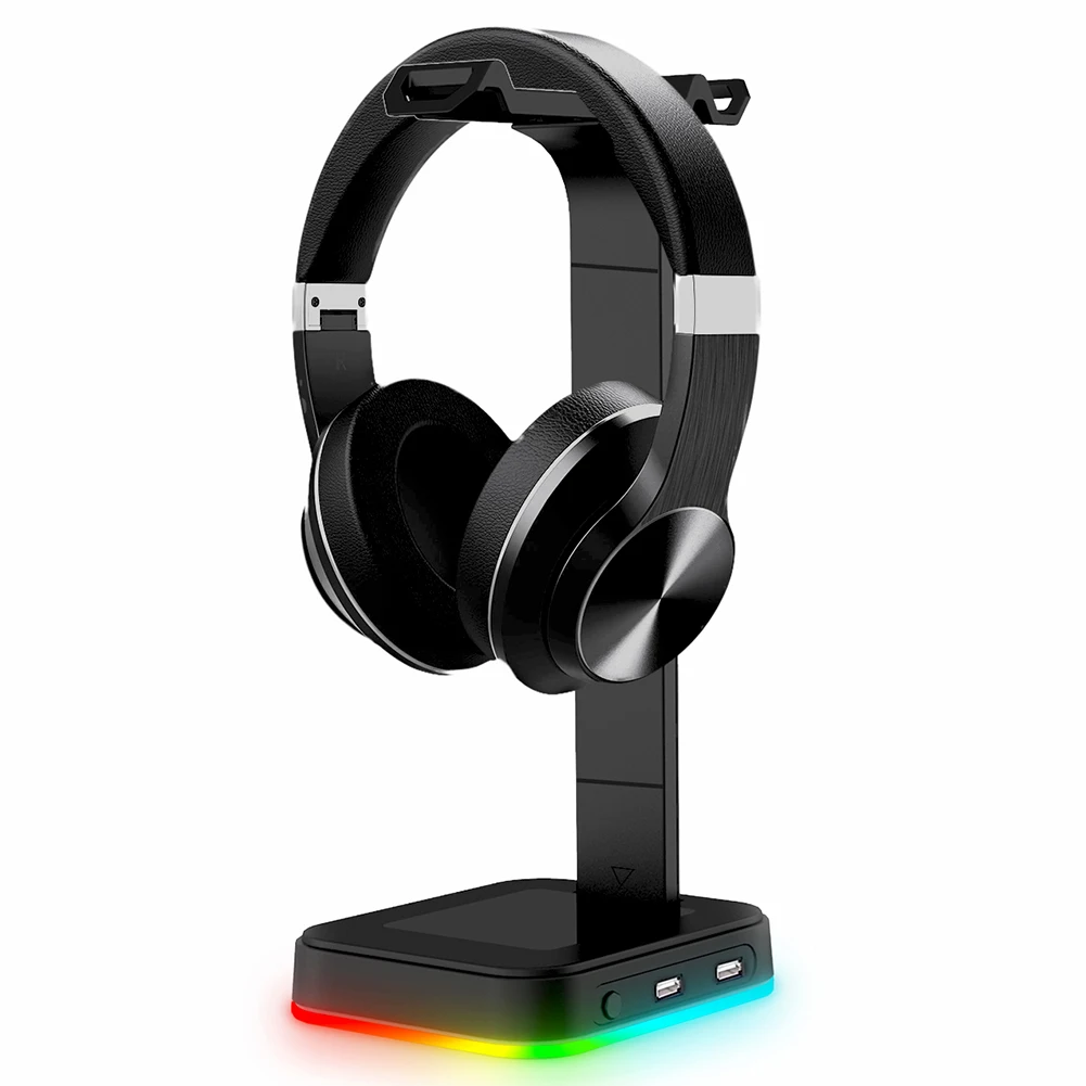

Подставка для наушников RGB с 2 USB-портами для зарядки