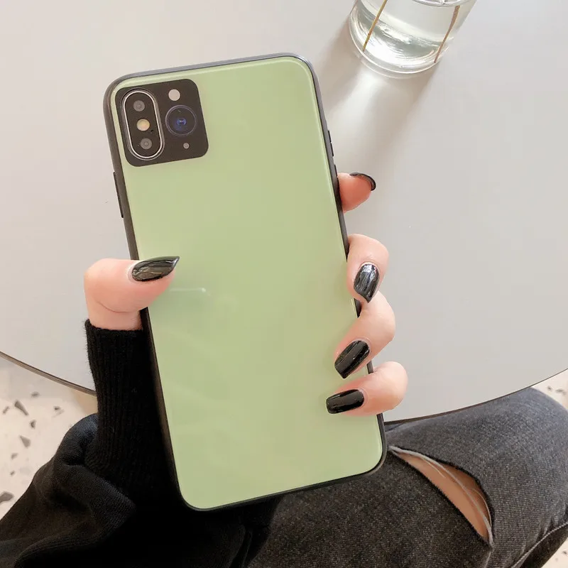 Закаленное стекло Сменный Чехол для телефона iPhone 11 Pro XS MAX X XR 6 6S 7 8 Plus роскошный