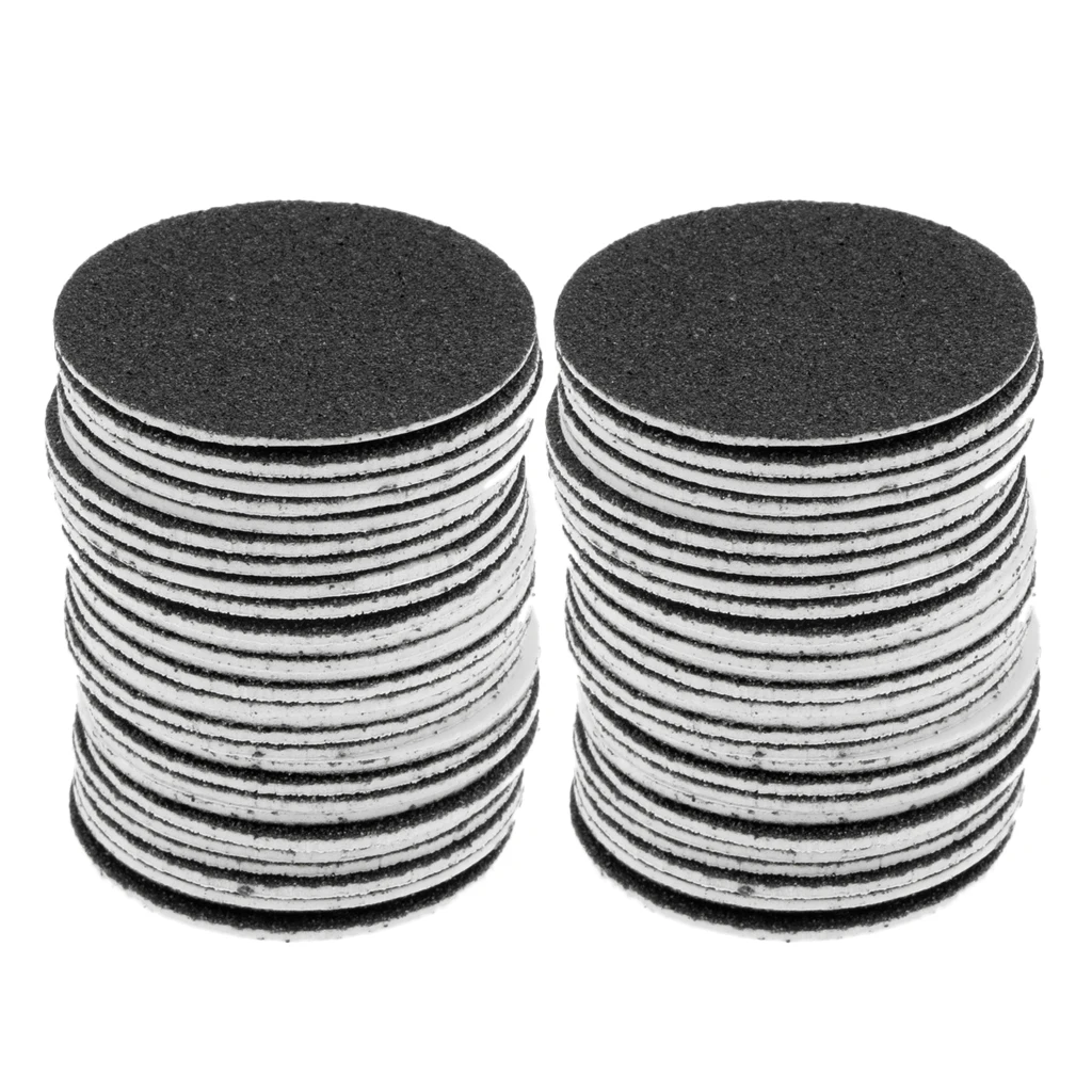 

60 Pieces Self-adhesive Foot Rasp Sandpaper Discs for Dead Skin Remover