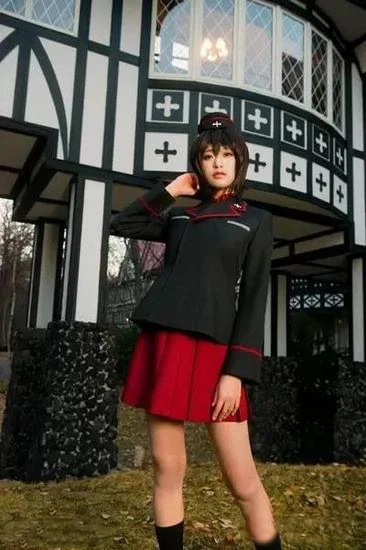 Косплей Костюм Nishizumi из аниме Girls Und Panzer Maho с шапкой униформы костюмы на Хэллоуин
