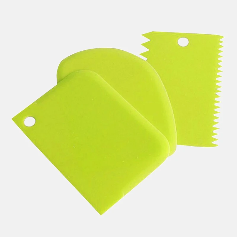 3 шт. формы для выпечки инструменты Пластик глазурь скребок мастики миксер теста