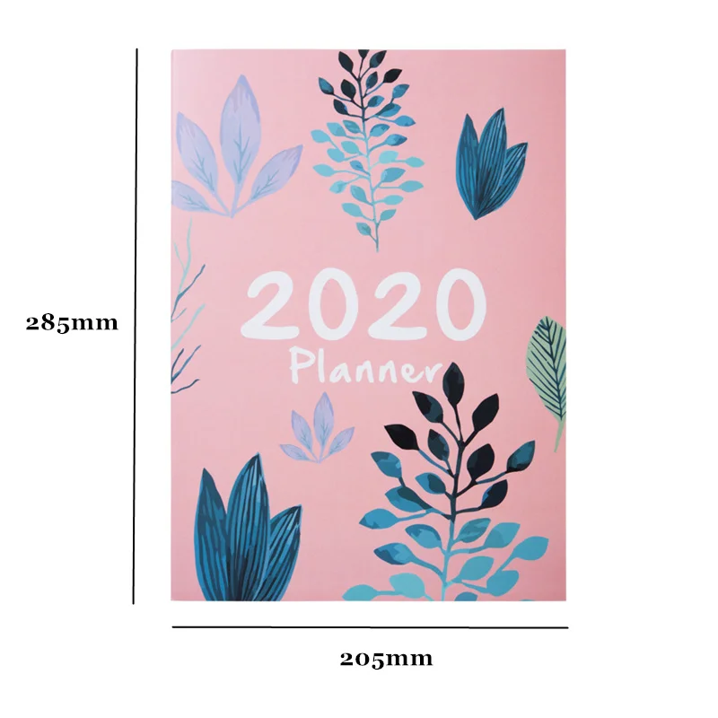 Планировщик 2020 года А4 ежемесячный ежедневный план сделай сам учебная