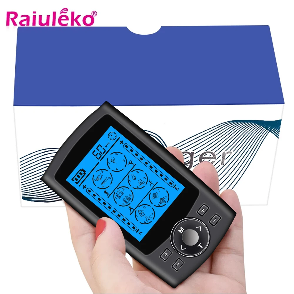 Медицинский цифровой терапевтический аппарат с ЖК экраном 4 подставки 20 уровней